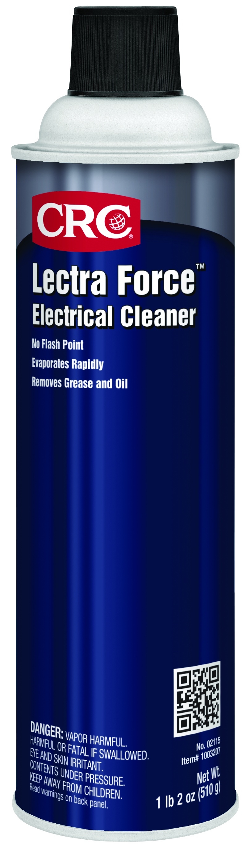CRC&reg; 05018 Lectra-Motive&reg; Chlorinated Non-Flammable Electrical Parts Cleaner, 20 oz Aerosol Can, Liquid, Clear, High