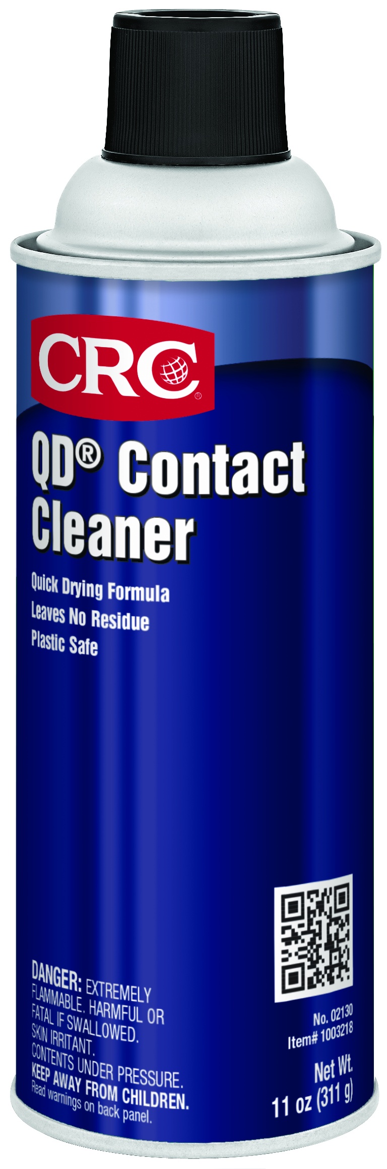 CRC&reg; 3130 Flammable Contact Cleaner, 11 oz Aerosol Can, Liquid Form