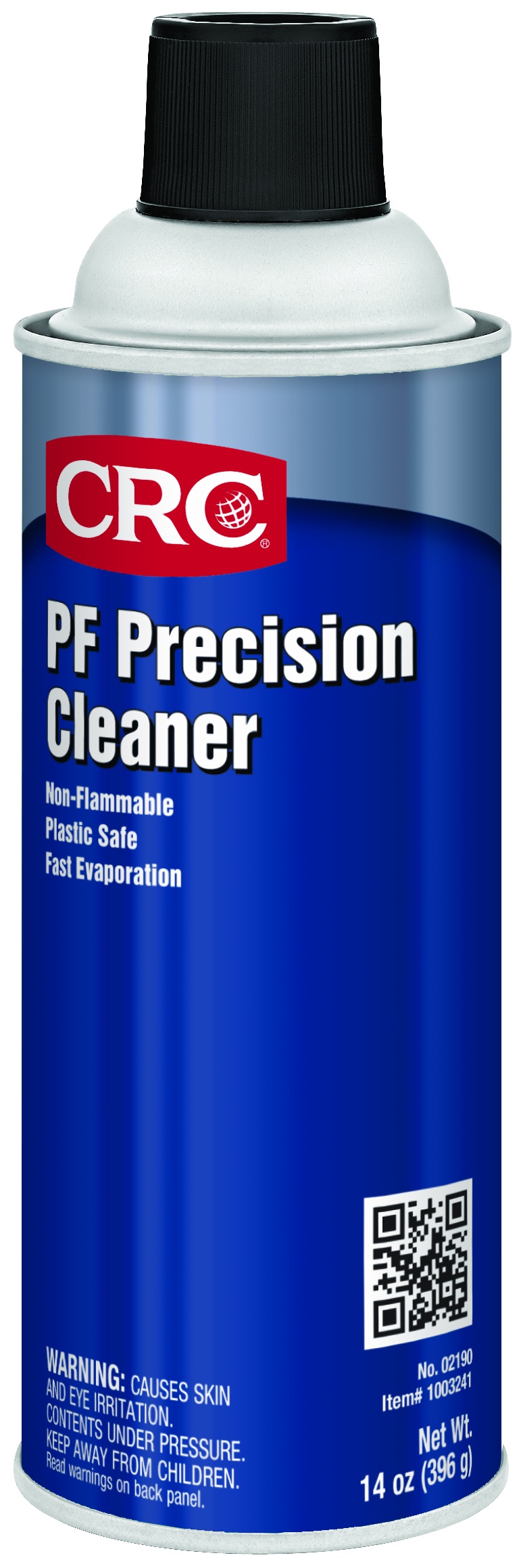 CRC&reg; 03205 NT&trade; Non-Flammable Precision Cleaner, 16 oz Aerosol Can, Faint Ethereal Odor/Scent, Clear Colorless, Liquid Form