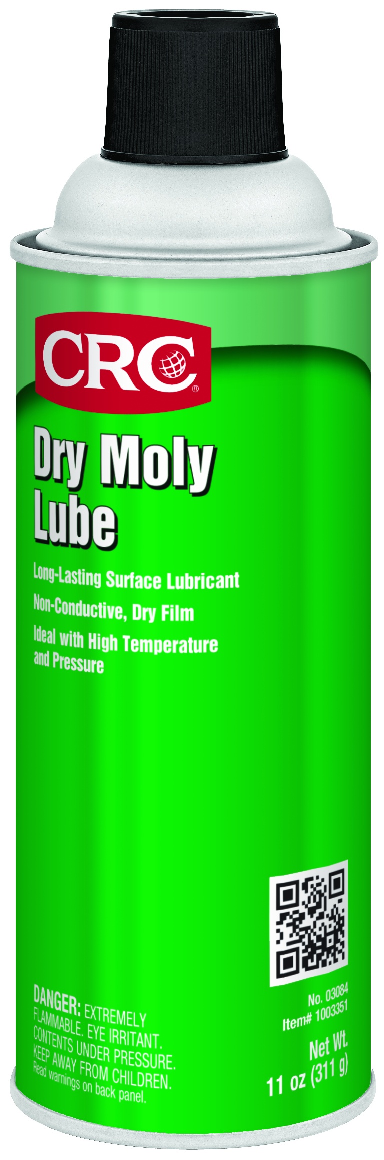 Sprayon&reg; S00708000 LU&trade;208 Extreme Pressure High Performance Dry Lubricant, 16 oz Aerosol Can, Liquid Form, White, 0.64
