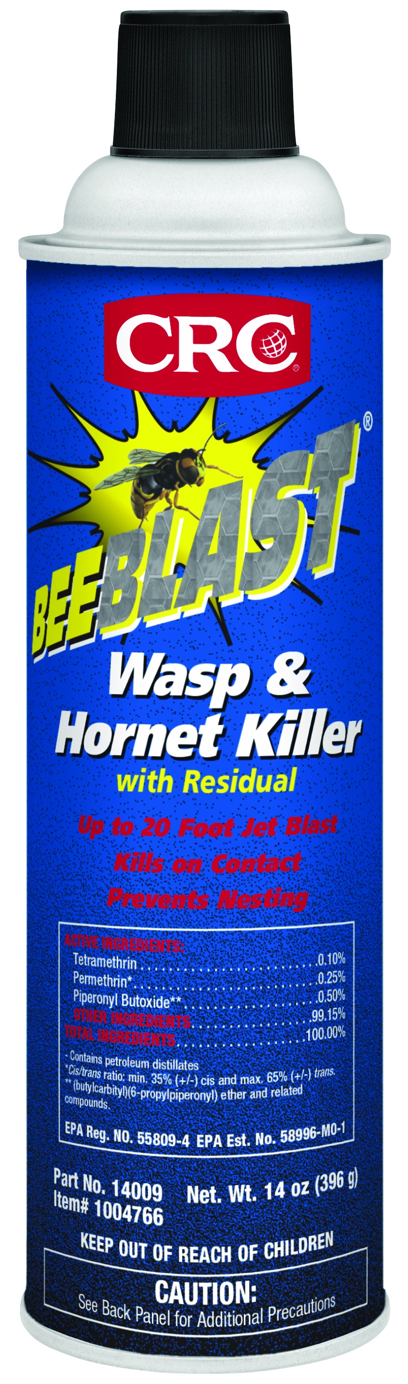 CRC&reg; 14036 Flame Resistant Insect Repellent, 8 oz Aerosol Can, Liquid Form, Milky White, Petroleum Odor/Scent