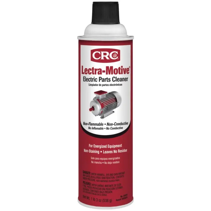 CRC&reg; 02180 Non-Flammable Electrical Parts Cleaner, 20 oz Aerosol, Liquid Form, 90 to 100% Tetrachloroethylene, 1 to 5% Carbon Dioxide, Clear