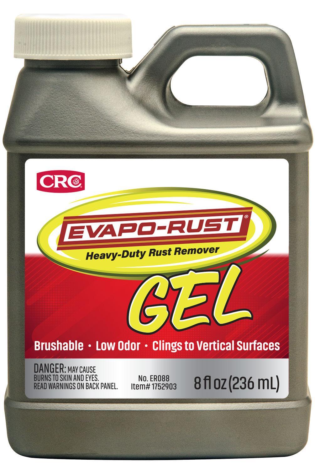 CRC&reg; Evapo-Rust&reg; ER012 Super Safe Water Soluble Rust Remover, 1 gal Bottle, Light Yellow, Liquid Form, 5.9 pH