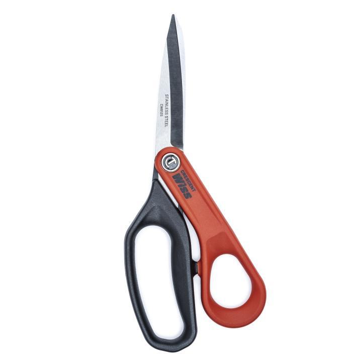 Proto&reg; J318SS Multi-Purpose Electrician Scissor, 2-3/64 in L of Cut, 6-7/64 in OAL, Stainless Steel Blade, Plastic Handle
