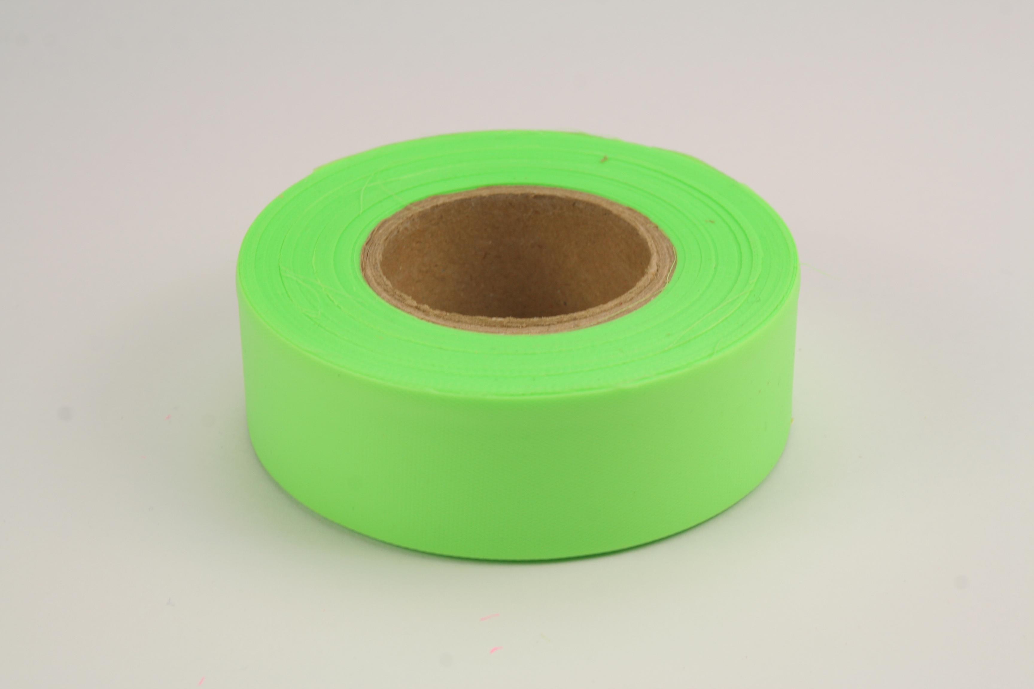 C.H.Hanson® 17000 Flagging Tape, Fluorescent Orange, 150 ft L x 1-3/16 in W, PVC