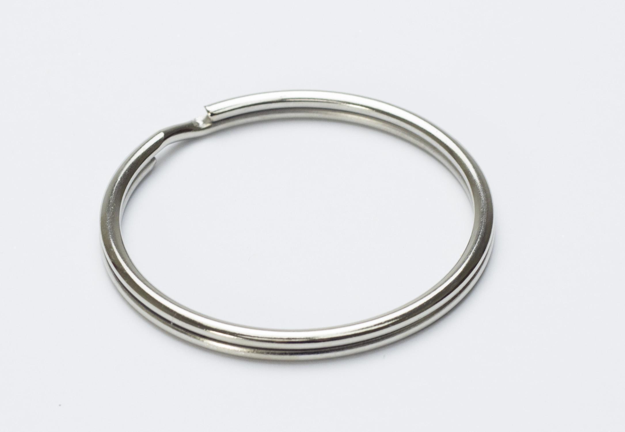 C.H.Hanson® 40081 Key Ring, 3/4 in ID Split Ring, Tempered Spring Steel