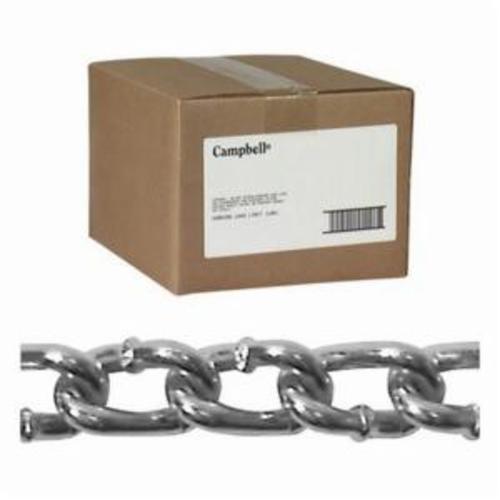Campbell® T0322026 Machine Chain, Twisted Link, #2/0 Trade, 175 ft L, 520 lb Load