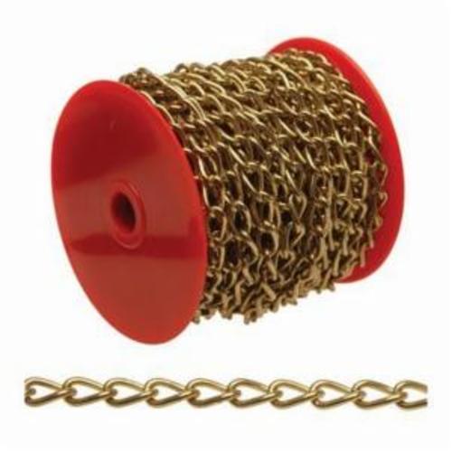 Campbell® T0140323 System 3 Welded Proof Coil Chain, Single Loop/Straight Link, 3/16 in Trade, 30 Grade, 250 ft L, 800 lb Load