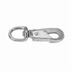 Campbell&reg; T7605811 Round Swiveling Eye Bolt Snap, 3/4 in, 4-1/4 in OAL, 3/4 in ID Eye, 100 lb Load, Zinc Plated
