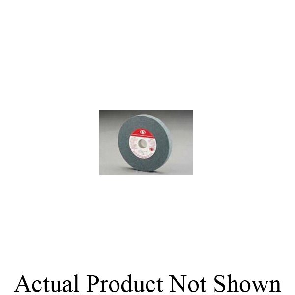 Carborundum&reg; 05539509914 Bench/Pedestal Wheel, 8 in Dia, 1 in Center Hole, 1 in W Face, Fine Grade, Silicon Carbide Abrasive