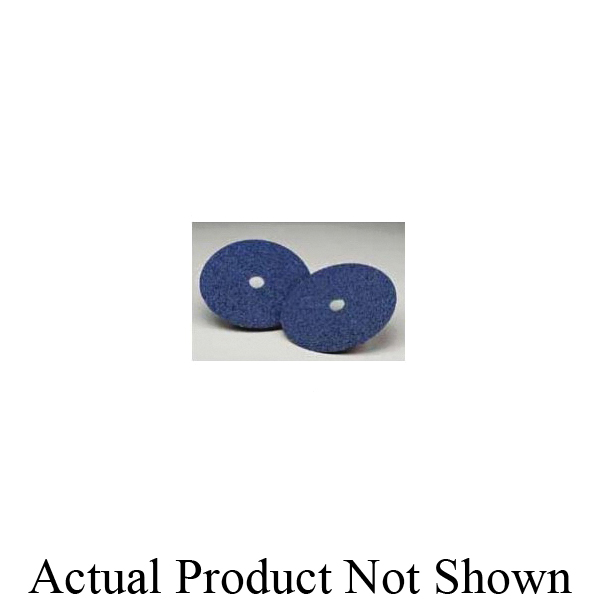 Carborundum&reg; Premier&trade; Red 05539520087 V1247 Sanding Fiber Disc, 4-1/2 in Dia Disc, 7/8 in Center Hole, 36 Grit, Ceramic/Zirconia Alumina Abrasive