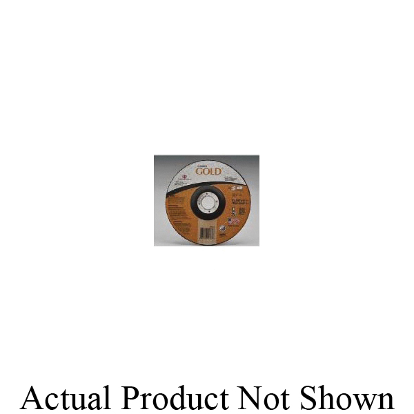 Carborundum&reg; GOLDCUT&trade; 05539561551 Depressed Center Wheel, 4-1/2 in Dia x 0.045 in THK, 7/8 in Center Hole, A30 Grit, Aluminum Oxide Abrasive