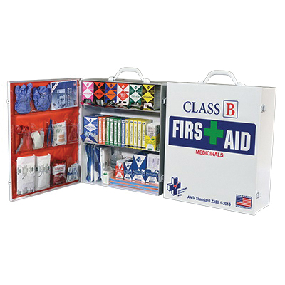 Certified Safety FK200-969 Class B Meds FAC-3 Bloodborne Pathogen Economy First Aid Kit