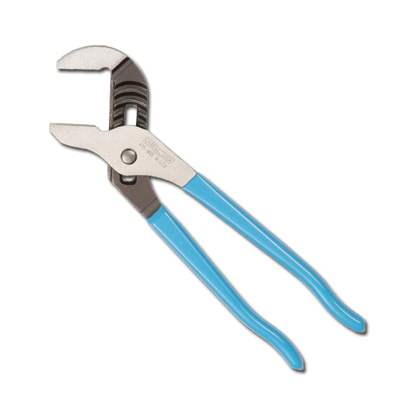 Channellock® PermaLock® 412-BULK Tongue and Groove Plier, 0.94 in Nominal, 0.81 in L x 0.47 in THK 1080 High Carbon Steel V-Shape Jaw, Serrated Jaw Surface, 6-1/2 in OAL