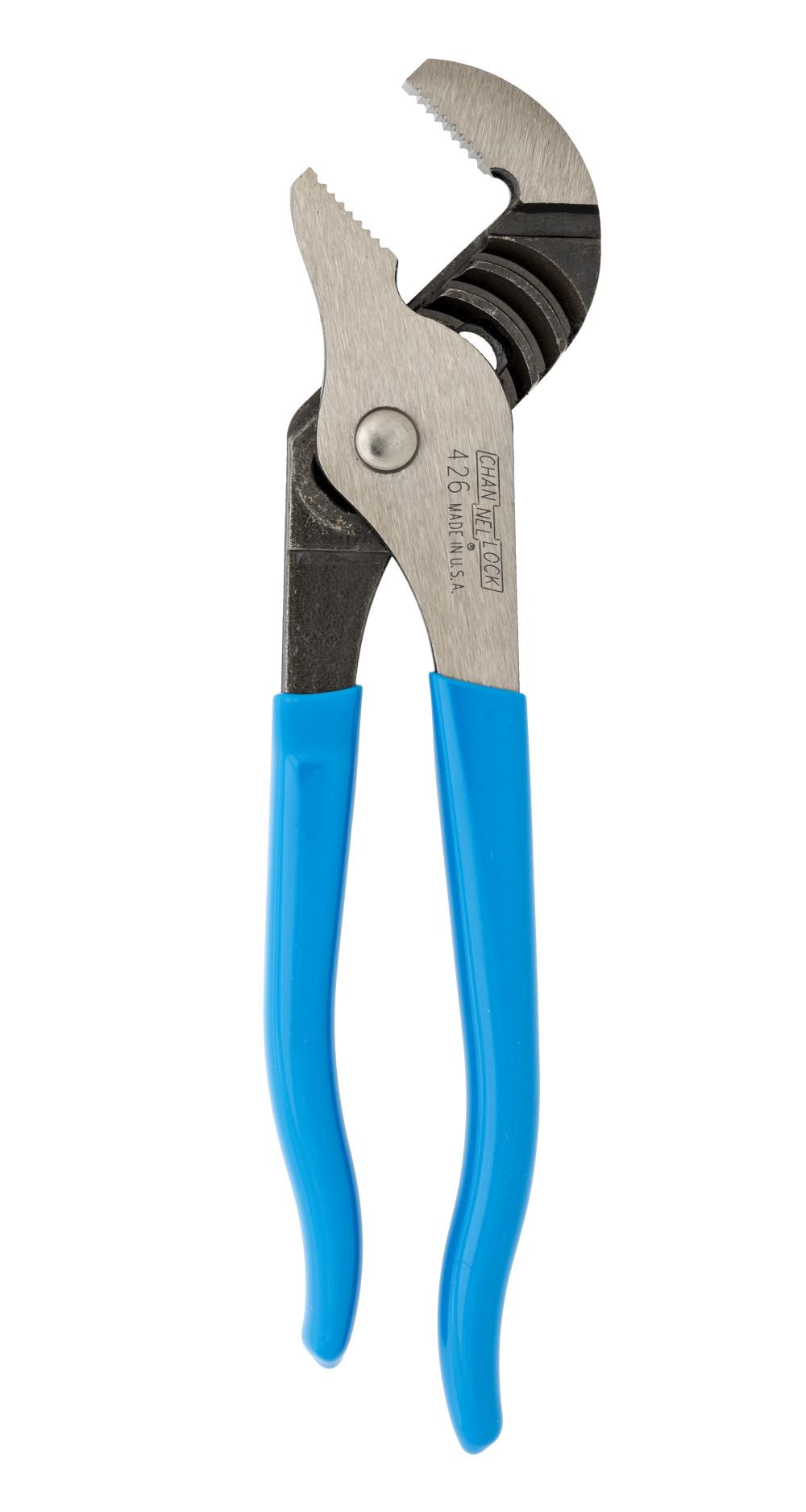 Channellock® CD-430 Tongue and Groove Plier, 2 in Nominal, 1.38 in L x 0.44 in THK Forged Alloy Steel Straight Jaw, 10 in OAL