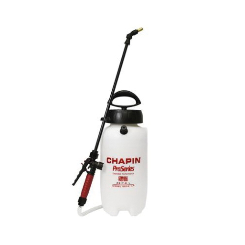 Chapin® 22090XP Heavy Duty Industrial Sprayer, 3 gal, 0.4 to 0.5 gpm, 40 to 60 psi, 36 in Hose Length, Polyethylene Tank