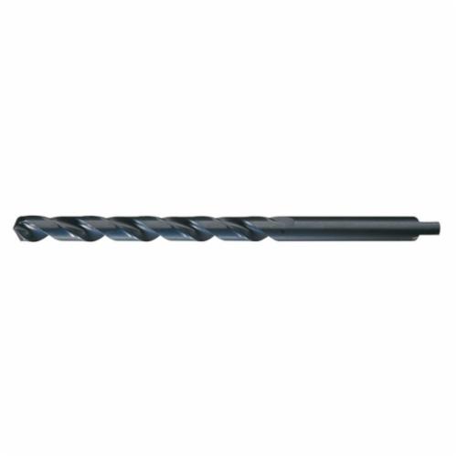 Chicago-Latrobe® 50732 120X Extra Long General Purpose Heavy Duty Taper Length Drill, 15/64 in Drill - Fraction, 0.2344 in Drill - Decimal Inch, 12 in OAL, HSS, Black Oxide