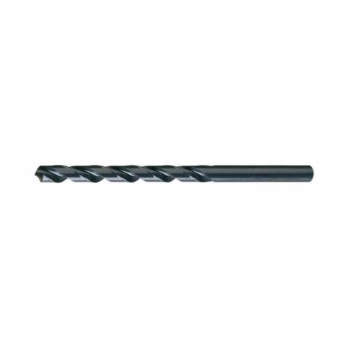 Chicago-Latrobe® 50523 120X Extra Long General Purpose Heavy Duty Taper Length Drill, 23/64 in Drill - Fraction, 0.3594 in Drill - Decimal Inch, 12 in OAL, HSS, Black Oxide