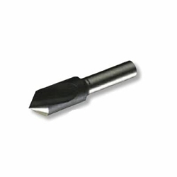 Chicago-Latrobe® 56740 209SF Single End Countersink, 1/2 in Dia Body, 1/4 in Dia Shank, 1 Flutes, 82 deg Included, HSS