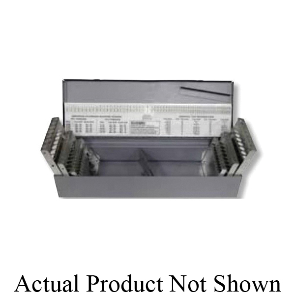 Chicago-Latrobe&reg; 57803 Drill Set Case, 1/16 to 1/2 in with 1/32 in Increments Drill, Metal