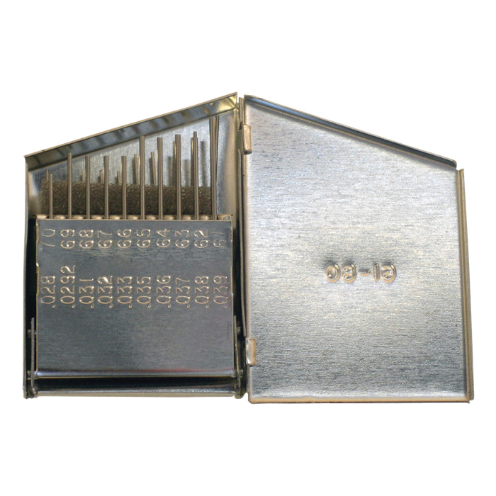 Chicago-Latrobe&reg; 57830 165 Drill Blank Set, #80 Mini Drill Blank, #61 Max Drill Blank, 20 Pieces, HSS