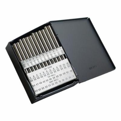 Chicago-Latrobe&reg; 57831 165 Drill Blank Set, #60 Mini Drill Blank, #1 Max Drill Blank, 60 Pieces, HSS