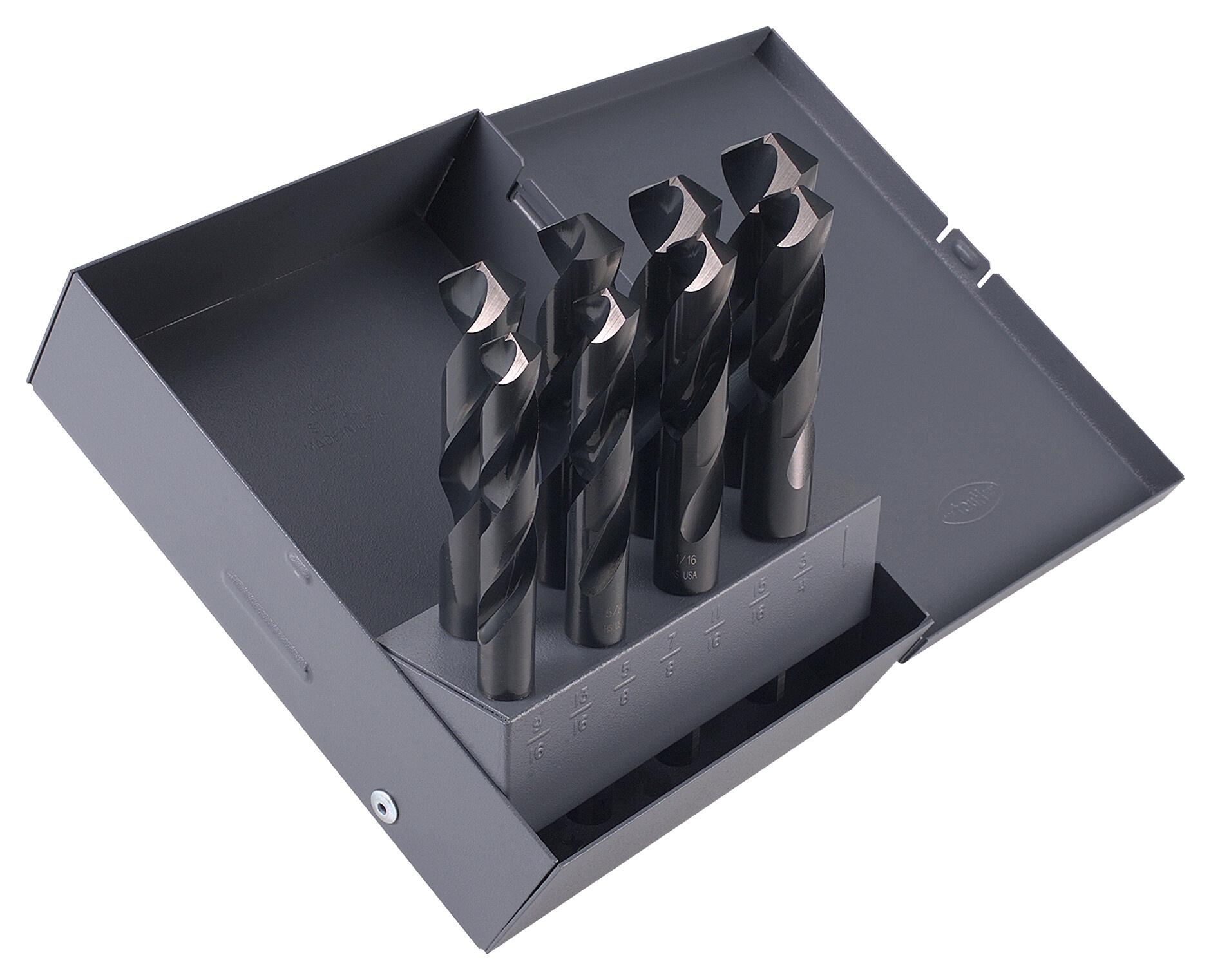 Cle-Force&trade; C68685 1681 Silver & Deming Drill, 43/64 in Drill - Fraction, 0.6719 in Drill - Decimal Inch, 1/2 in Shank, HSS