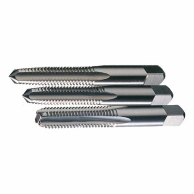 Cle-Force&trade; C69082 1693 Standard Straight Flute Straight Shank Hand Tap Set, Right Hand Cutting, Bottoming/Plug/Taper Chamfer