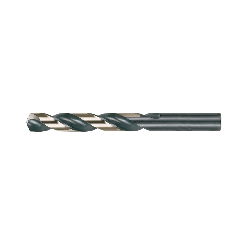 Cle-Line&reg; C18084 1878 Heavy Duty Jobber Length Drill Bit, #31 Drill - Wire, 0.12 in Drill - Decimal Inch, 135 deg Point, HSS, Black/Gold Oxide