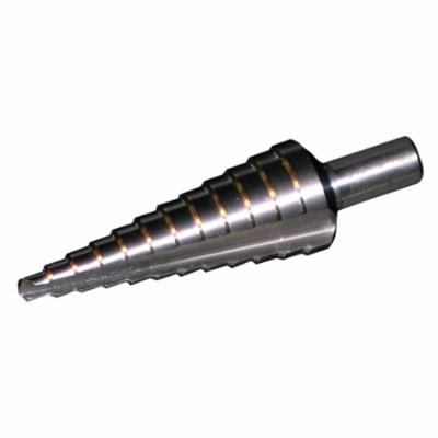 Cle-Line&reg; C20290 1874 Multi Step Drill Bit, 7/8 in Dia Min Hole, 1-3/8 in Dia Max Hole, HSS, 3/8 in Shank