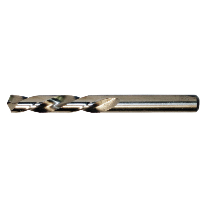 Cle-Line&reg; C30526 1880 Heavy Duty Mechanics Length Drill, 13/32 in Drill - Fraction, 0.4062 in Drill - Decimal Inch, Cobalt/HSS, Straw/Gold Oxide