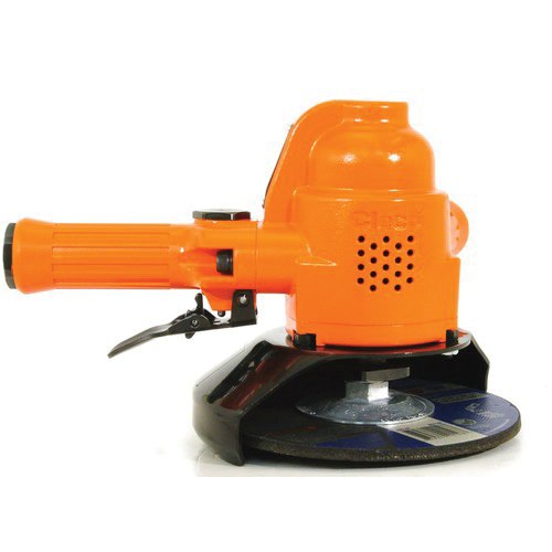 Cleco&reg; 3060AVL-07 Reversible Pneumatic Vertical Grinder, 7 in Dia Wheel, 5/8-11 Arbor/Shank, 3.1 hp, 19 scfm Air Flow, 90 psi, For Wheel: Type 27, Tool Only