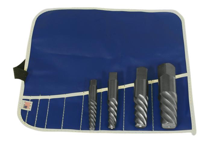 Cleveland&reg; C00908 192 HD Screw Extractor Set, 4 Pieces