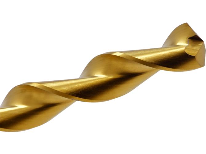 Cleveland&reg; C05160 2565-TN Parabolic Taper Drill, 6 in OAL, TiN