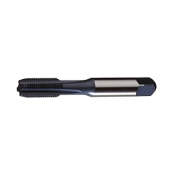 Cleveland&reg; C27644 CI1000 High Performance Straight Flute Hand Tap, Right Hand Cutting, 7/16-14 Thread, H3 Thread Limit, Semi-Bottoming Chamfer, 4 Flutes, Steam Oxide Over Nitride, HSS-E