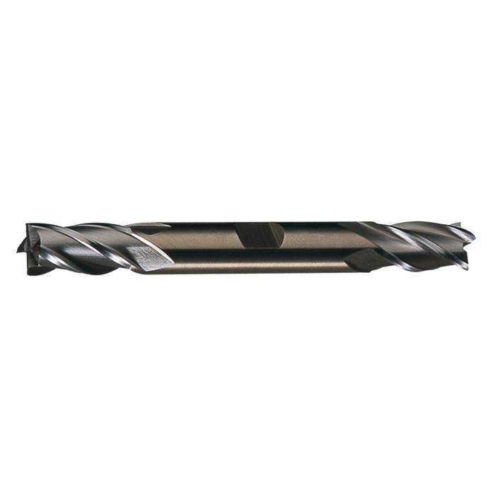 Cleveland® C52167 HDC-2 Center Cutting Double End General Purpose Square End End Mill, 3/4 in Dia Cutter, 1-5/16 in Length of Cut, 2 Flutes, 3/4 in Dia Shank, 5-5/8 in OAL, Bright