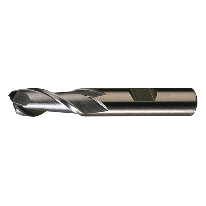 Cleveland&reg; PM-Plus&trade; C40837 PM-2 Center Cutting Single End Square End High Performance End Mill, 7/8 in Dia Cutter, 1-7/8 in Length of Cut, 2 Flutes, 7/8 in Dia Shank, 4-1/8 in OAL, TiCN Coated