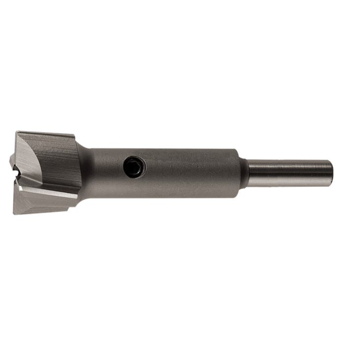 Cleveland® C46425 879 Short Spot Facer Straight Shank Interchangeable Pilot Counterbore, 5/16 in Dia Bore, 0.296 in Dia Shank, 3.813 in OAL, 3 Flutes, HSS, Pilot Shank Diameter Compatibility: 3/32 in