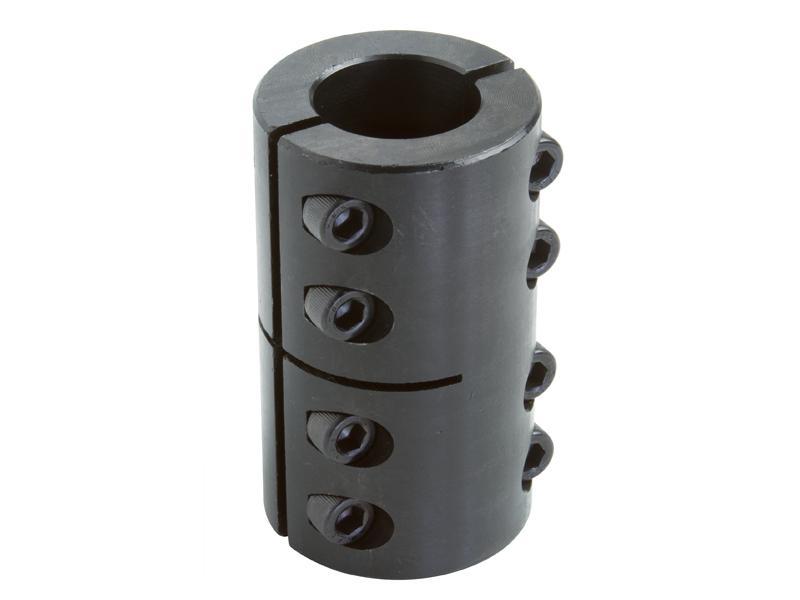 Climax 2ISCC-175-175 2-Piece Industry Standard Clamping Coupling, 1-3/4 in Dia Bore, 3-1/8 in OD, 4-1/2 in OAL, 600 in-lb Torque