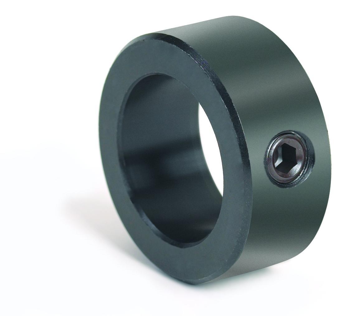 Climax C-118-BO Setscrew Collar, 1-Piece Solid Construction, 1-3/16 in ID x 2 in OD x 11/16 in W, Steel