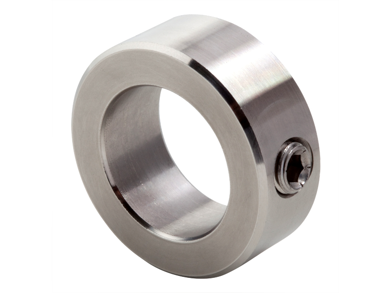 Climax CRC-112-S CRC Corrosion Resistant Set Screw Collar, 1-1/8 in Dia Inside x 1-3/4 in Dia Outside x 5/8 in W, 316 Stainless Steel