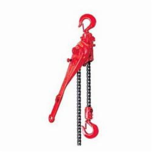 Coffing&reg; Hoists 05113W G Series Ratchet Lever Chain Hoist, 3 ton Load, 4-3/4 ft H Lifting, 120 lb Rated, 10 ft Chain, 1-1/8 in Hook