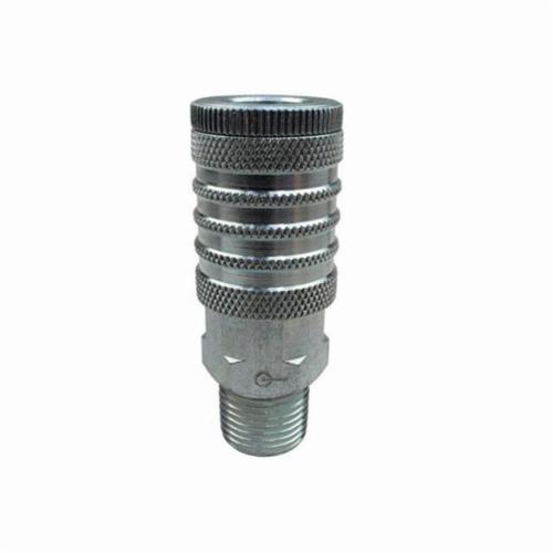 Coilhose® 121 Coilflow Manual Industrial Type 12 Manual Industrial Hose Coupler, 1/2 x 3/8 in Nominal, Quick Disconnect Coupler x FNPT, 300 psi Pressure, Steel, Domestic