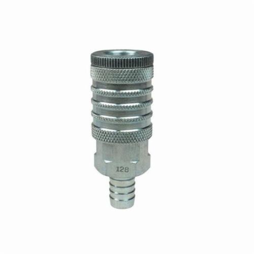 Coilhose® 123 Coilflow Manual Industrial Type 12 Manual Industrial Quick Disconnect Hose Coupler, 1/2 x 3/8 in Nominal, Quick Disconnect Coupler x FNPT, 300 psi Pressure, Steel, Domestic