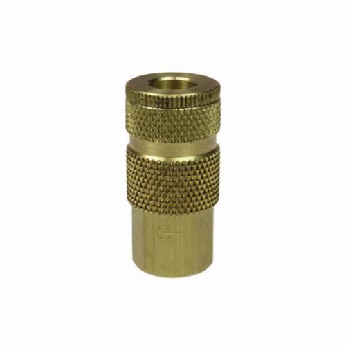 Coilhose® 128 Coilflow Manual Industrial Type 12 Manual Industrial Quick Disconnect Hose Coupler, 1/2 in Nominal, Quick Disconnect Coupler x Hose Barb, 300 psi Pressure, Steel, Domestic