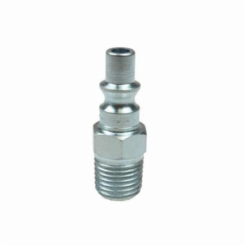 Coilhose&reg; 1404 Coilflow ARO Interchange Type 14 ARO Interchange Hose Connector, 1/4 x 1/8 in Nominal, Quick Connect Coupler x MNPT, 300 psi Pressure, Brass, Domestic