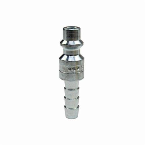 Coilhose&reg; 1506 Coilflow Manual Industrial Type 15 Manual Industrial Hose Connector, 1/4 in Nominal, Quick Connect Coupler x Hose Barb, 300 psi Pressure, Brass, Domestic
