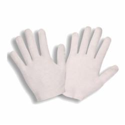 Cordova 1100 Lightweight Inspectors Gloves, L, 35% Cotton/65% Polyester, White, 9 in L