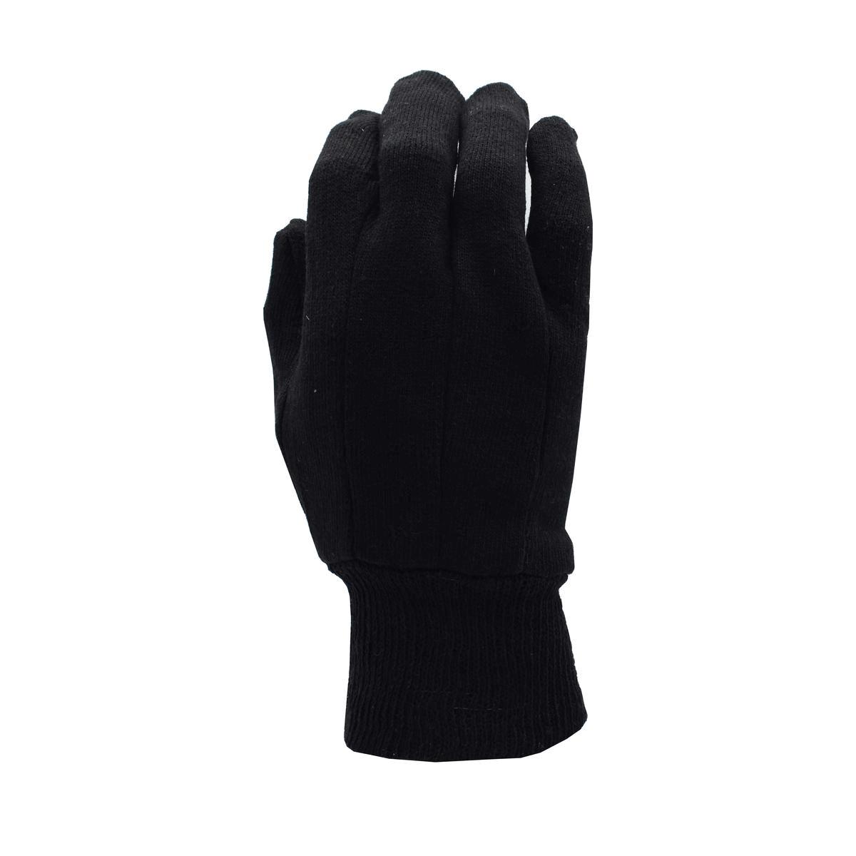 Cordova 1400P Men's Gloves, Clute Cut Style, Cotton/Polyester, Brown, Knit Wrist Cuff, Jersey Lining