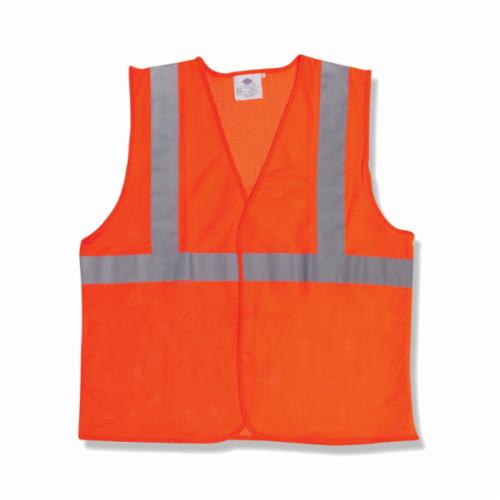 Cordova V241PM Safety Vest, M, Hi-Viz Lime, Polyester Mesh, Hook and Loop Closure, 1 Pockets, ANSI Class: Class 2, Specifications Met: ANSI/ISEA 107-2015 Type R
